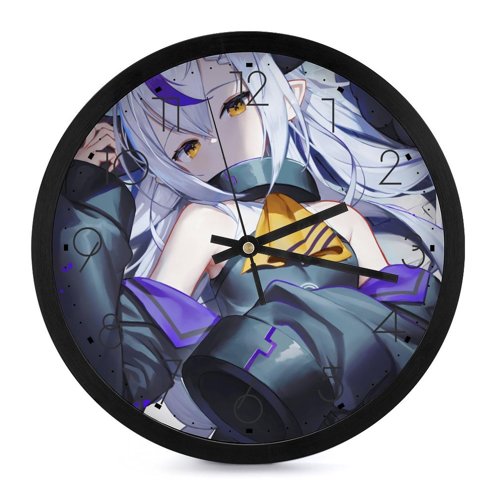 Amazon.co.jp: 掛け時計 VTuber ラプラス・ダークネス 北欧 ウォール